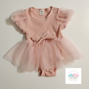 Body z tiulem 62-68 cm